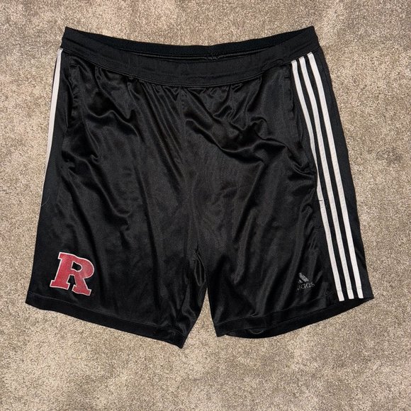 Adidas Rutgers Football Black Shorts XL - Picture 1 of 1